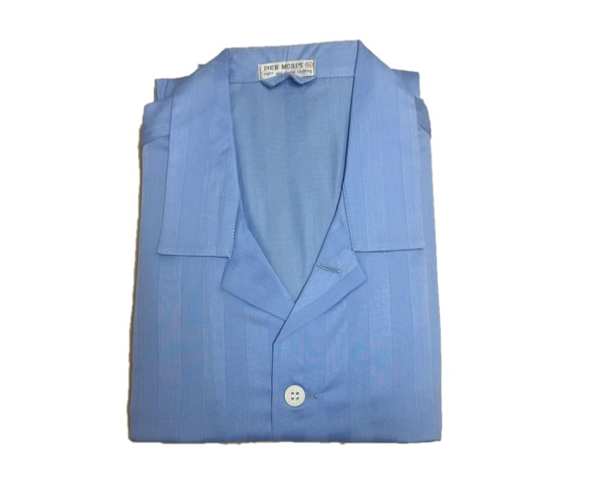 PDA Pigiama Uomo lungo riga raso 100% Cotone Popeline Made in Italy