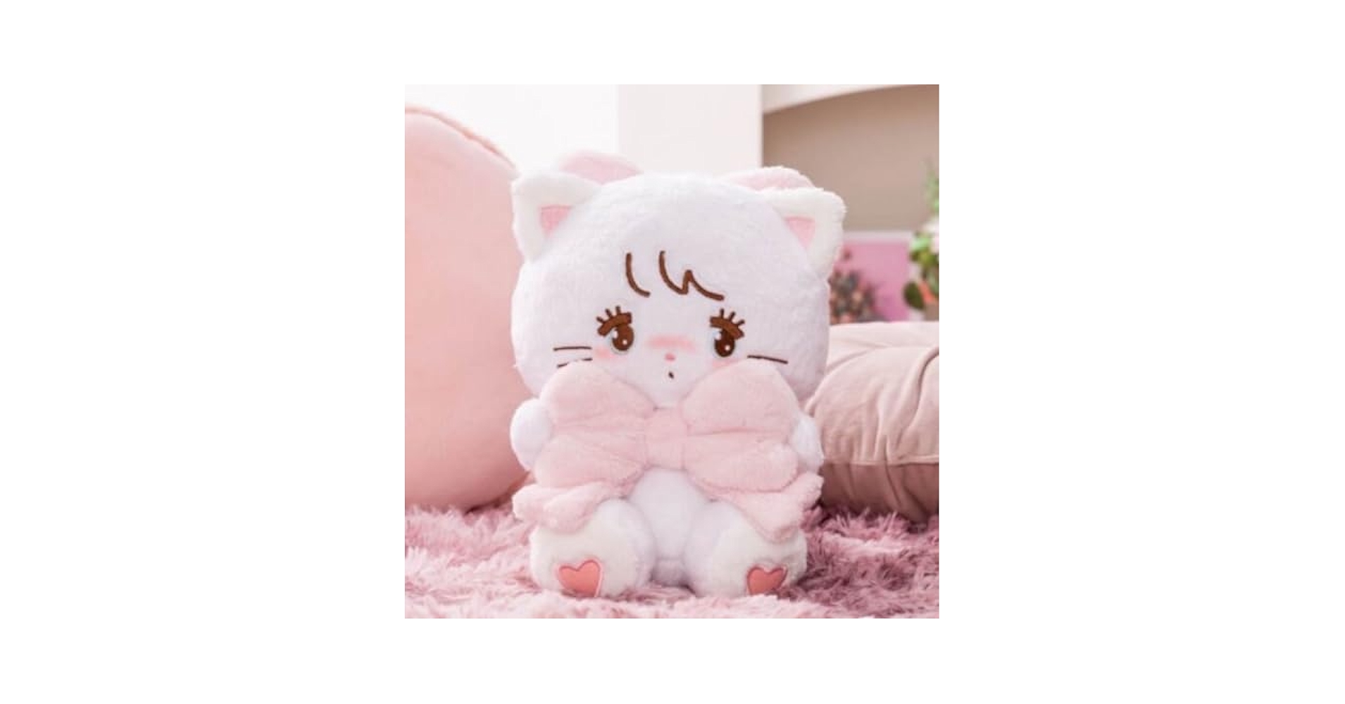 Amazon.co.jp: mikko characters 抱きしめおリボンぬいぐるみ