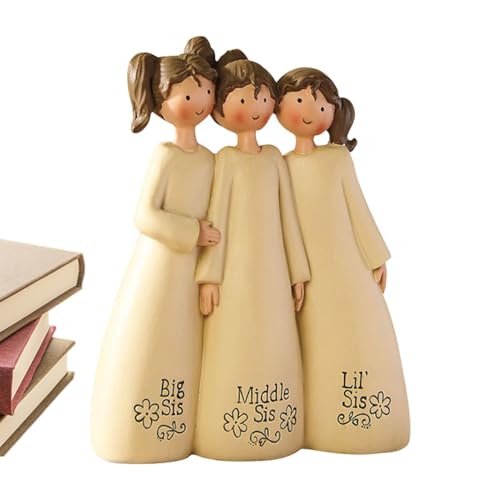 Amigo Angel Figurine - Figure Angel, Regali Di Figure Sorelle, Regali Di Migliore Amico Per Donne Statue E Figure Di Sorelle, Angel Memorial Standing Figurine Soul Sister Decoratio
