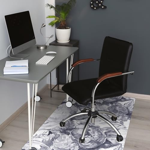 Protège-sol PVC pour chaise de bureau contre les rayures