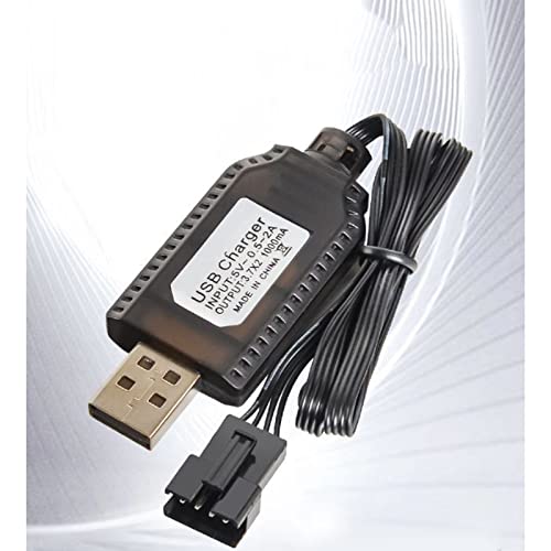 4PCS 7.4V LiPo Akku Ladegerät USB RC Akku Stecker mit SM-4P Stecker für Splatter Ball Gun RC Auto FPV Drohne Quadcopter