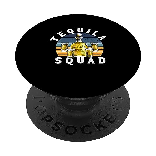 Tequila Squad | Boisson alcoolisée mexicaine | Amateur de tequila PopSockets PopGrip Interchangeable