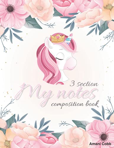 3 Section Composition Book: A Perfect and Simple Planner for Everyone!