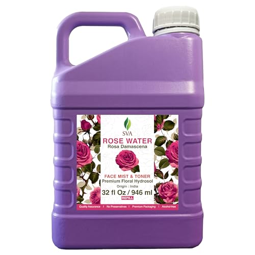 SVA Rose Water, Huge Bottle, Large Size, 32 Fl Oz (946 ml)