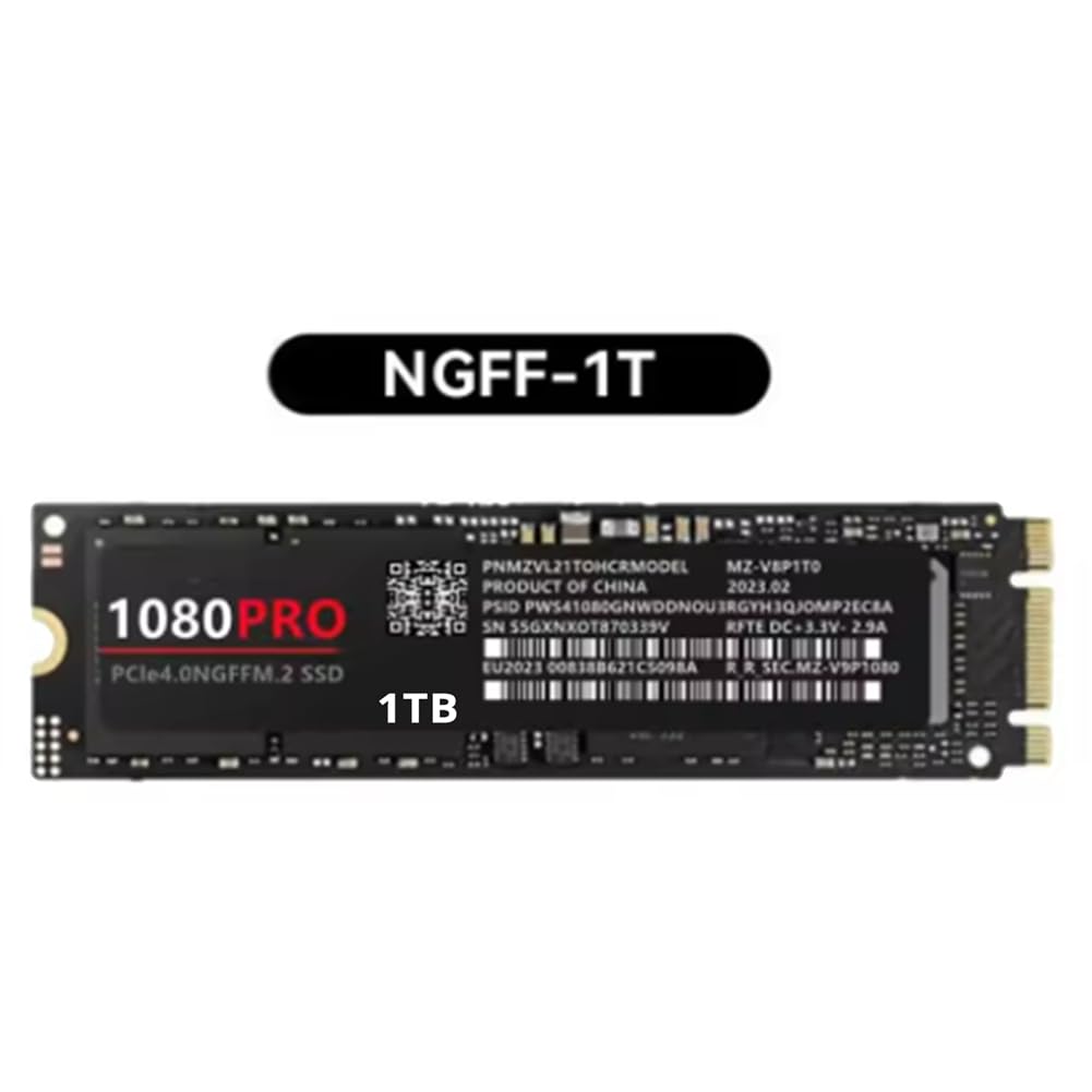 1TB 1080PRO SSD M2 2280 PCIe 4.0 NGFF Solid State Drive 7000MB/S