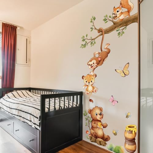 Vinilos Decorativos Animales Bosque Forestales para Pared miniatura 3