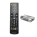 AKB75095330 Replacement Remote for lg tv 28LJ400B 32LJ500B 28MT42DF 43LJ5000 43LJ500M 24LH4830 28LJ430B 32LJ500 32LJ500UB 24LJ4840 28LJ400BPU 47LN5400 49LJ5100 with GP Alkaline 2 Batteries