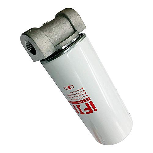 Ifjf 1200Ktf7018 Fuel Filter Spin-On Particulate Replacement For Transfer Pump Fr112 Fr1210G Fr610G 18 Gpm 3/4" With 1200Ktg9075 Filter Head And 3/4” St Elbow And 3/4 X 7” Nipple #TOP6