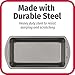 GoodCook Nonstick Loaf Pan 8 x 4-Inch Heavy-Duty Steel Bakeware with Easy-Clean Non-Stick Coating, Oven & Dishwasher Safe Pan for Meatloaf Breads Lasagnas Casseroles & More, Set of 2, Gray