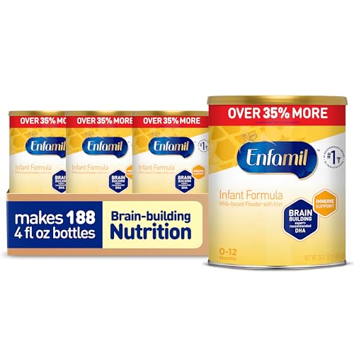 Enfamil Infant Formula, Milk-Based Baby Formula, 29.4 Oz, 4 CT - image 1