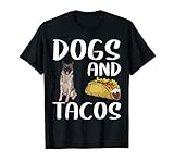 Dogs And Tacos Norwegian Elkhound Mexican Food Lovers T-Shirt