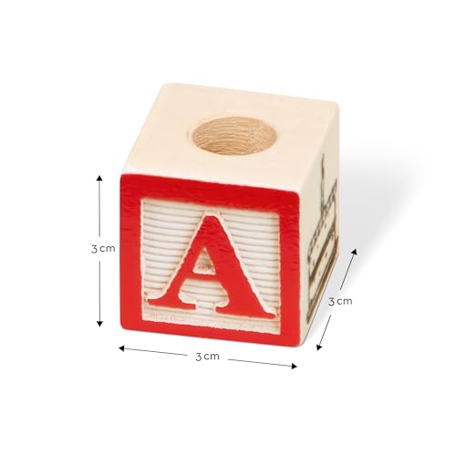 Image of Melissa & Doug Alphabet Blocks Wooden Truck Educational Toy (Pack of 12)