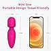 Mini Massager,Small Cordless Handheld Massager with 10 Quiet Vibration Modes, Personal Rechargeable Massager for Neck Shoulder Back Body