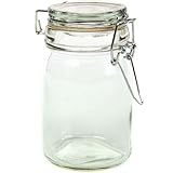 Creative Hobbies Clear Glass Jars With Locking Lids - 4.5
