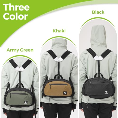 Mochila de senderismo para hombre y mujer, ligera y resistente al agua miniatura 6