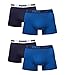 Produktbild PUMA Herren Boxershorts Unterhosen 521015001 4er Pack, Wäschegröße:L, Artikel:True Blue (420)