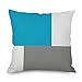 45 CM X45 CM Poduszki Geometryczne Nordic Niebieska Biała Poduszka Ozdoby Ozdoby Domowe Sofa Wystrój Poduszki samochodowe Przypadki (Color : 62017/2)