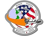 Round Space Shuttle Mission STS 51L Sticker (Challenger NASA Logo Insignia Vinyl Decal for car or Laptop (3 inch)