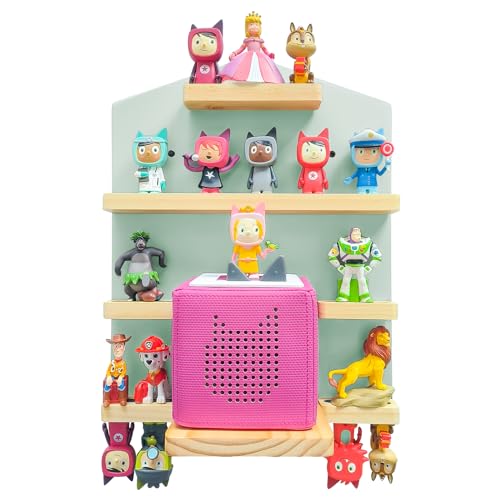 Étagère murale magnétique pour Toniebox, étagère Toniebox avec espace pour 10 figurines...