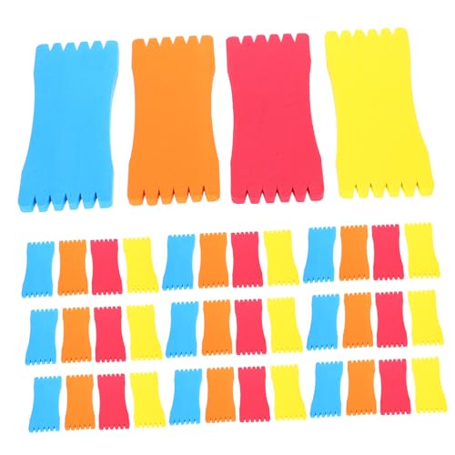 VOSAREA 50Pcs Fishing Line Foam Board Spool Winder Lightweight Fishing Leader Holder for and Organization Fishing Accessories for All Environments