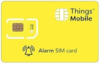 SIM-Karte für Alarm und DIEBSTAHLSICHERUNG - Things Mobile - mit weltweiter Netzabdeckung und Mehrfachanbieternetz GSM/2G/3G/4G. Ohne Fixkosten und ohne Verfallsdatum. 10 € Guthaben inklusive