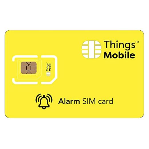 SIM Card per ALLARME e ANTIFURTO - Things Mobile - con copertura globale e rete multi-operatore GSM/2G/3G/4G LTE, senza costi fissi, senza scadenza e tariffe competitive, senza credito incluso