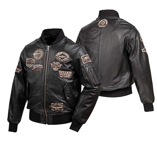 [fOi[] V[vU[MA-1WPbg SHEEP LEATHER MA-1 JACKET I[goCp ~p Y ubN 23WJ-4 (2XL)