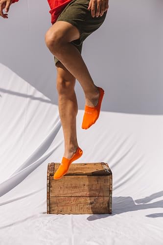 Image of Odd Sox - Basix Large No Show Socks - Soft Cotton Blend Low Profile Athletic Fit - Pastel & Bright Colors