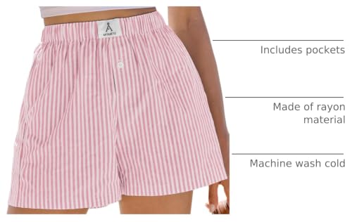 Image of ANRABESS Boxer Shorts for Women Gingham Pajama 2026 Summer Casual Lounge Sleep Plaid Shorts Y2K Beach Bottoms
