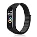 ZNQPLF Nylonband for Xiaomi Mi Band 4 3 austauschbare Armband Mi Band4 BAND3 Sports Armband Breathable Armband for Xiomi Miband 3 4 (Band Color : Black)