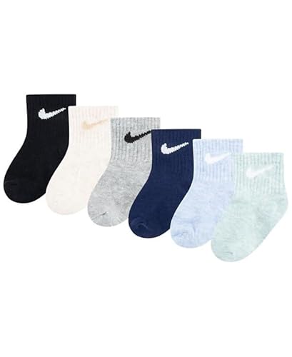 Nike Baby Toddler Socks White Black Green Grey (12-24 Months)