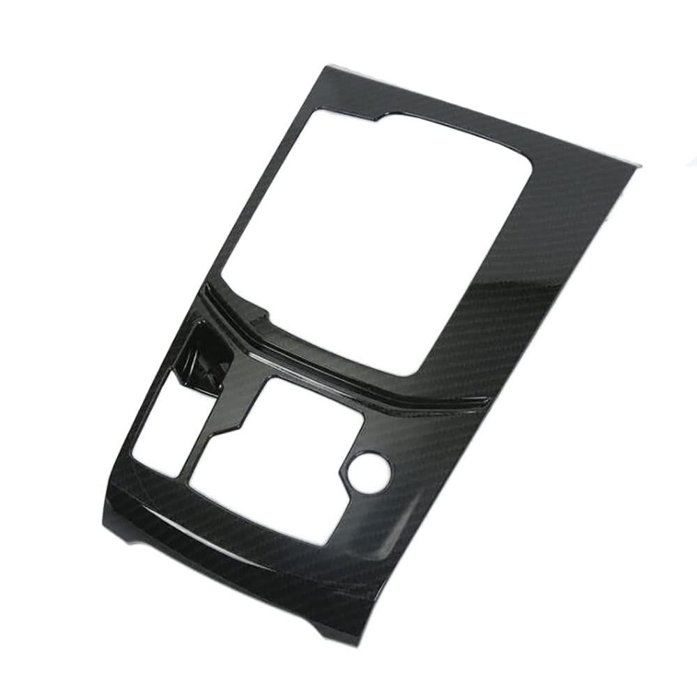 Schalttafel Verkleidung Abdeckung Rahmen, Riloer Kohlefaser Auto ABS Schaltknauf Konsole Verkleidung Rahmenabdeckung für M-AZDA CX5 2017-2022, kratzfest verschleißfest
