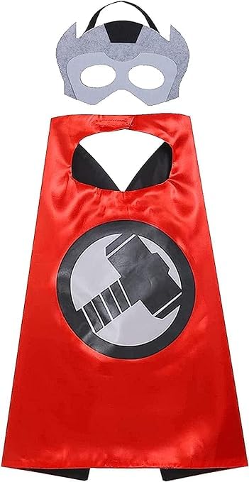 MODERNAZ Superhero cape for kids | superhero halloween costume for boys girls (Thor cape) (B0CZM6NYLS) Amazon Price History, Amazon Price Tracker