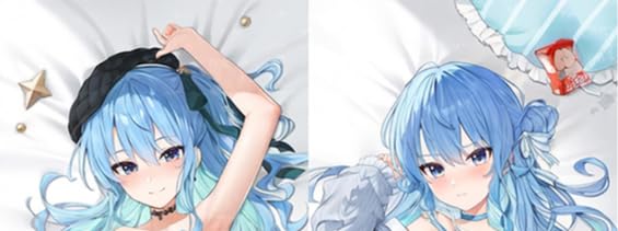 SS−4　サイズ 約160cm×50cm　２WAYトリコット生地枕カバー Amazon.co.jp: 星街すいせい 抱き枕カバー 160 cm x 50 cm 2way