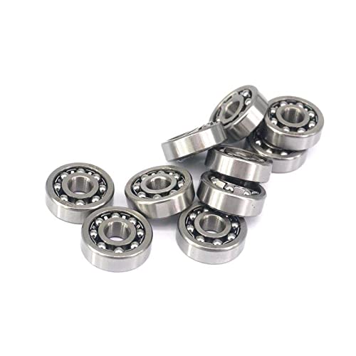 10pcs Model 1026 126 6x19x6mm Self Aligning Ball Bearing Double Row Bearing Steel