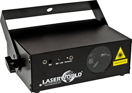 Laserworld EL-60G Apto para uso en interior Proyector láser para discoteca Negro estroboscopio y luz disco - Accesorio de discoteca (Proyector láser para discoteca, Negro, Verde, Verde, 532 nm, 40 mW)