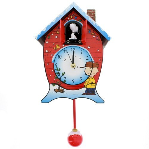 Mark Feldstein CKPNX Peanuts Christmas Cuckoo Clock by Mark Feldstein
