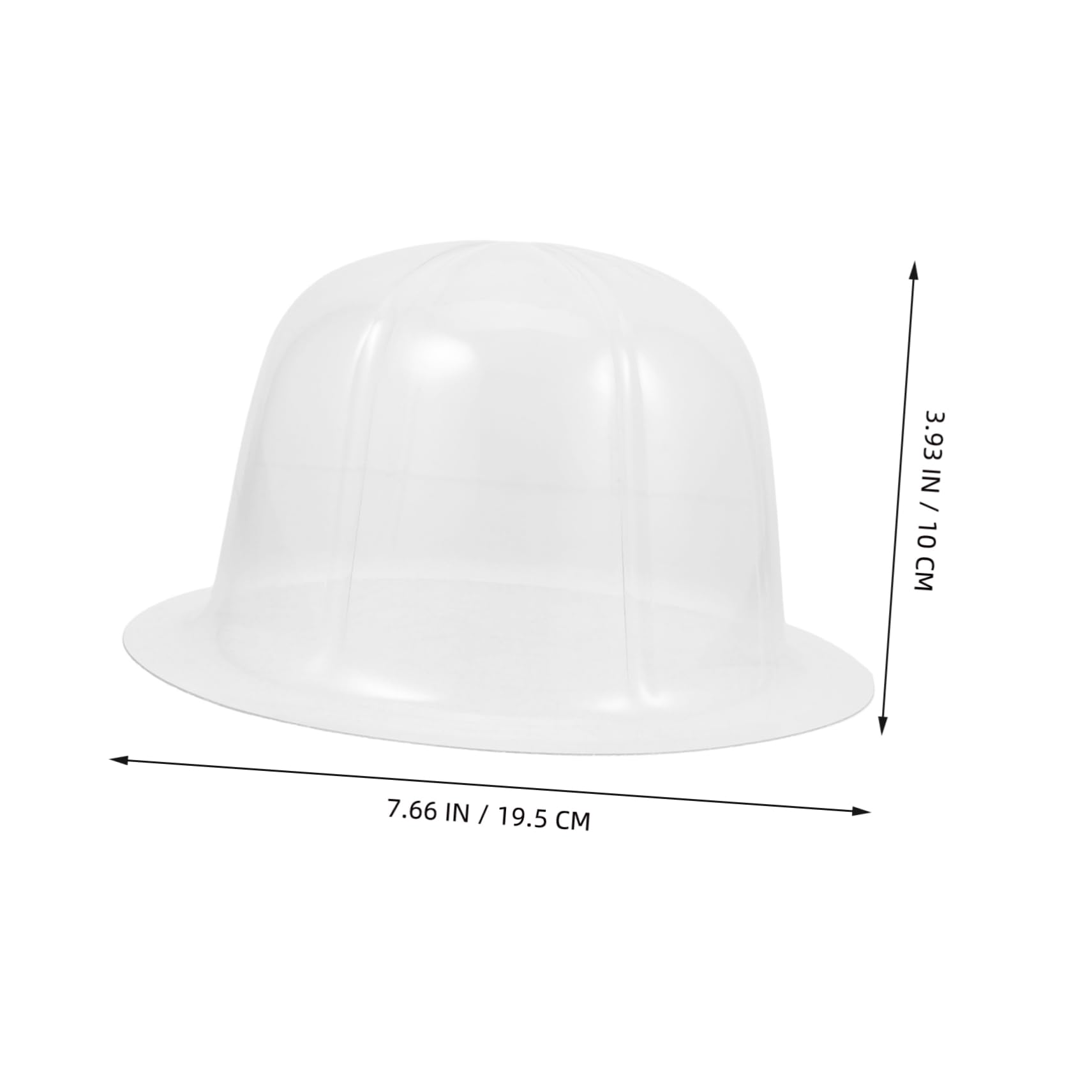 Unomor 10pcs Dome Hat Transparent Hat Tray Display Travel Clear Support Organizer Adults Rack Holder Hats Case Baseball Hat Shaper Cap Baseball Hat Storage Stand Visor Cap Liner Plastic