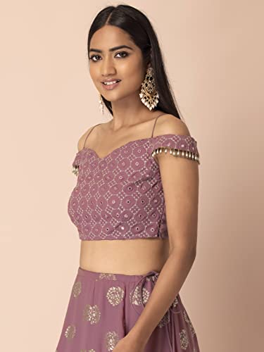 Image of Indya Women's Polyester Sleeveless Blouse