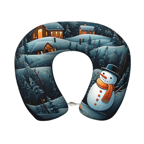 Almohada de espuma viscoelástica para cuello viaje miniatura 1