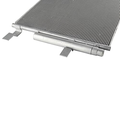 Image of TRQ A /C Condenser and Receiver Drier Assembly Compatible for Manual Transmission with 13-18 Ram 2500 L6 6.7L 13-18 3500 L6 6.7L 2013 4500 14-17 4500 L6 6.7L 13 5500 14-16 5500 L6 6.7L