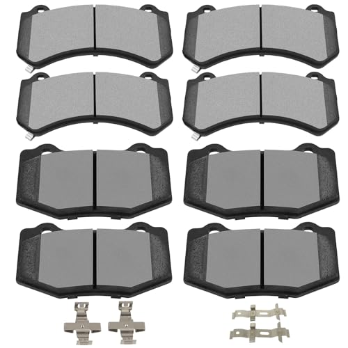 Image of SCITOO D1405 D1718 Front Metal Rear Ceramic Brake Pad Sets 2016-2019 For Cadillac For ATS,2015-2019 For Corvette