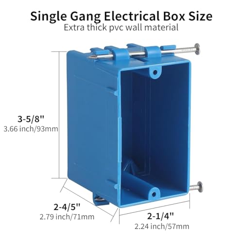 Boîte électrique PVC à pattes de serrage old work pour cloison sèche pack de 10 - 5