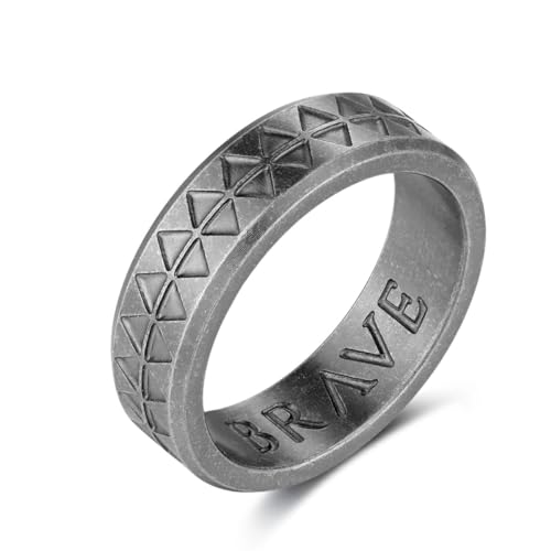 Bague en argent pour homme tribal. Bague pour homme en argent plaqué en argent ou or. Bijoux homme idéal pour le couple ou comme cadeau d'anniversaire......
