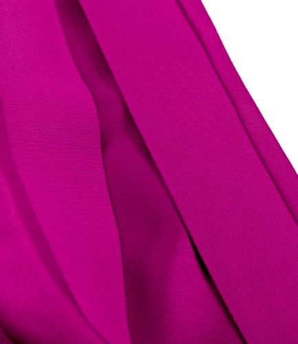 Image of Amy Babe Womens Satin Silk High Waist Slit Midi Skirt Long Skirts for Women | Elastic Waistband, Side Split, Midi Length, Below the Knee, Silky Fabric, Elegant, Fall Winter Outfits