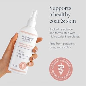 Veterinary Formula Clinical Care Hot Spot & Itch Relief Medicated Spray, 8oz – Easy to Use Spray for Dogs & Cats – Helps Alleviate Sensitive Skin, Scratching, and Licking of Coat Veterinary Formula Clinical Care Hot Spot Itch Relief Medicated Spray 8oz–Easy to Use Spray for Dogs Cats–Helps Alleviate Sensitive Skin Scratching and Licking of Coat