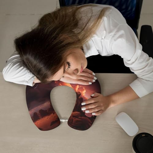 Almohada espuma viscoelástica tamaño único forma en U miniatura 7