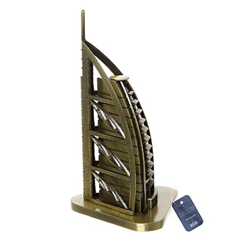 ZOVIE Burj Al Arab Hotel Statue Glorious Home Decoration Make of Pure Copper (BurjAl-Arab)