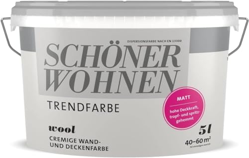 Brillux Schöner Wohnen Trendfarbe Wool Matt 5,0 l Wandfarbe