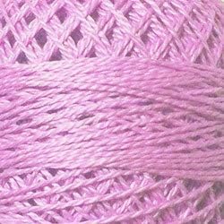 Valdani Perle - Hilo de bordar de algodón, tamaño 8, bola de 72 yardas, 80, color lavanda, mediano